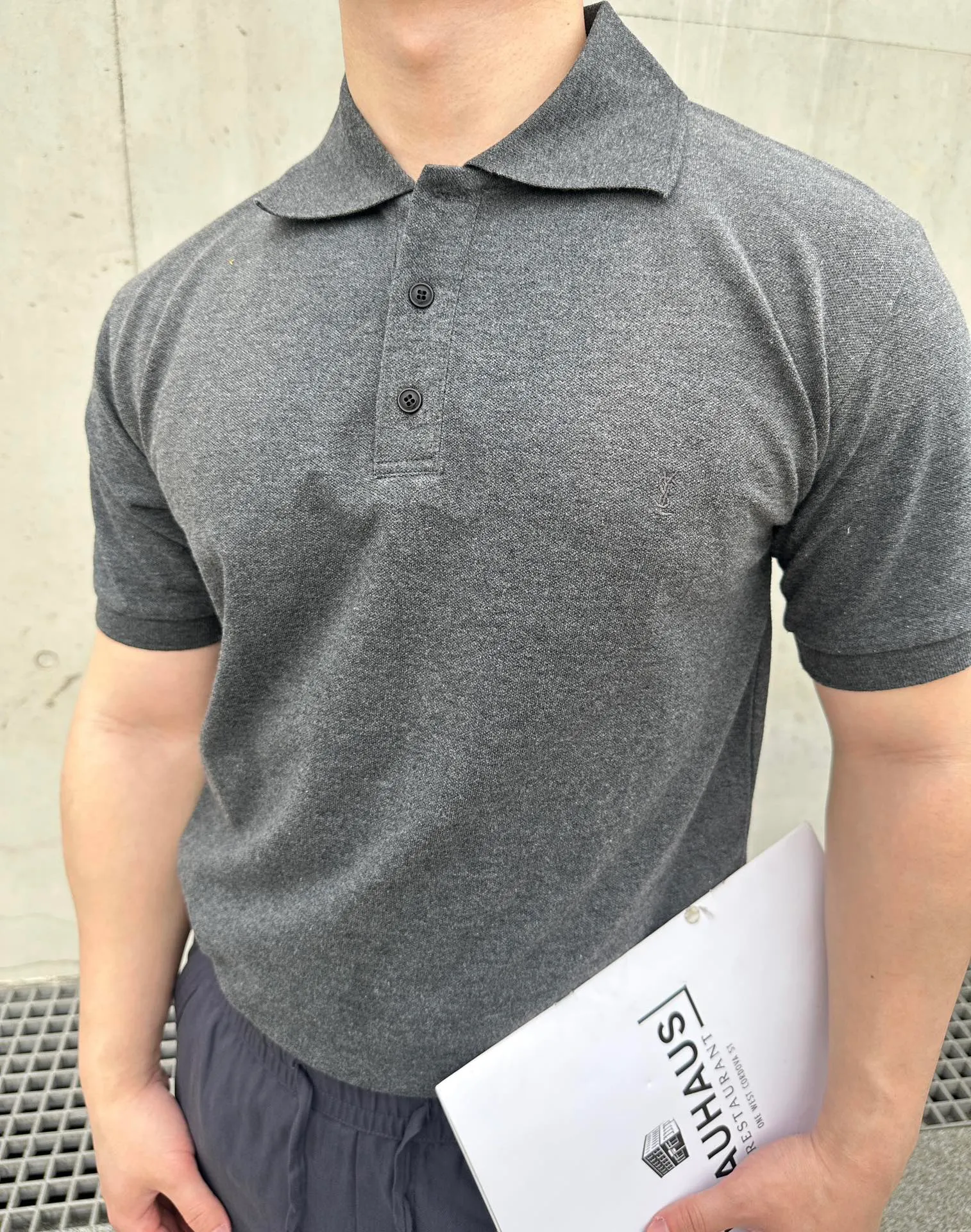 Saint Laurent Polo （Gray）